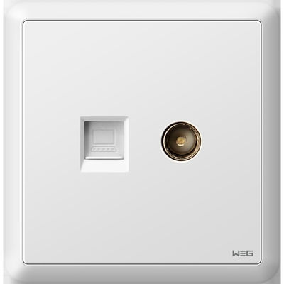 Sbocco di parete bianco di Internet del pannello W7TV/DN dell'incavo di Nobless