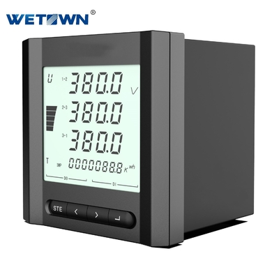 CA livellato 400V IEC62052/IEC62053 del tester di misurazione di potere 0.05Hz del tester 0,2 multifunzionale di Digital 16A-800A
